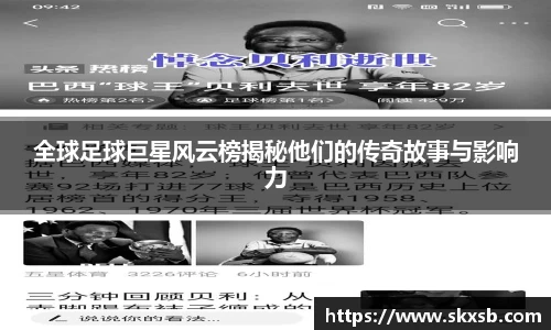 全球足球巨星风云榜揭秘他们的传奇故事与影响力